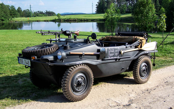 KDF 166 Schwimmwagen - šedý