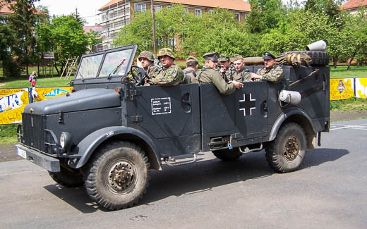 Vojenská rekonstrukce bitvy v Kamýku nad Vltavou 2007