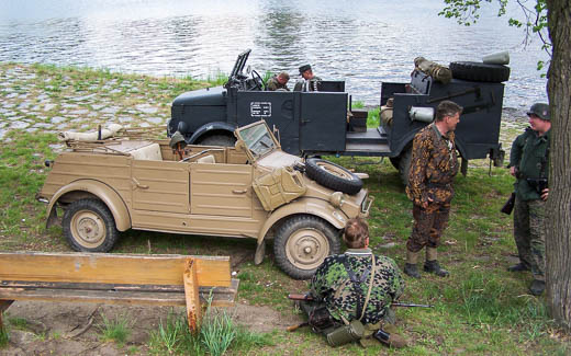 Vojenská rekonstrukce bitvy v Kamýku nad Vltavou 2007