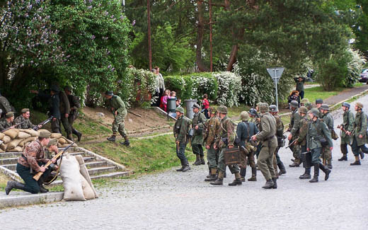 Vojenská rekonstrukce bitvy v Kamýku nad Vltavou 2007