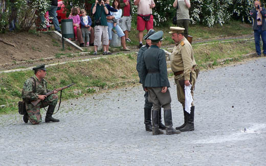 Vojenská rekonstrukce bitvy v Kamýku nad Vltavou 2007