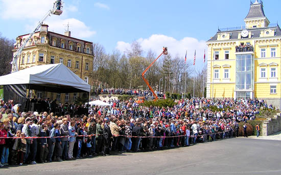 60. výročí osvobození Aše - rekonstrukce bitvy 2005