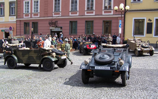 Rekonstrukce osvobození Chebu na náměstí - 2012
