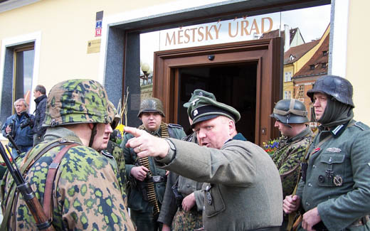 Rekonstrukce osvobození Chebu na náměstí - 2012