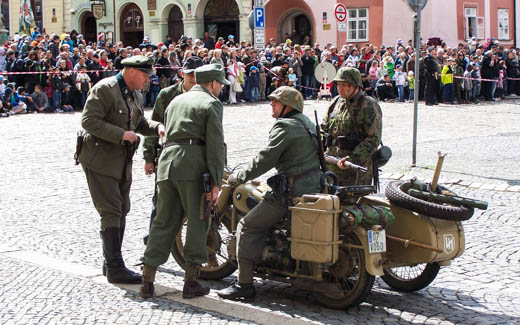 Rekonstrukce osvobození Chebu na náměstí - 2012