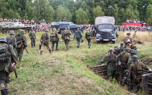 Rekonstrukce fiktivní bitvy Řopík - 2005