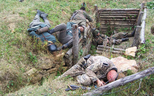 Rekonstrukce fiktivní bitvy Řopík - 2005