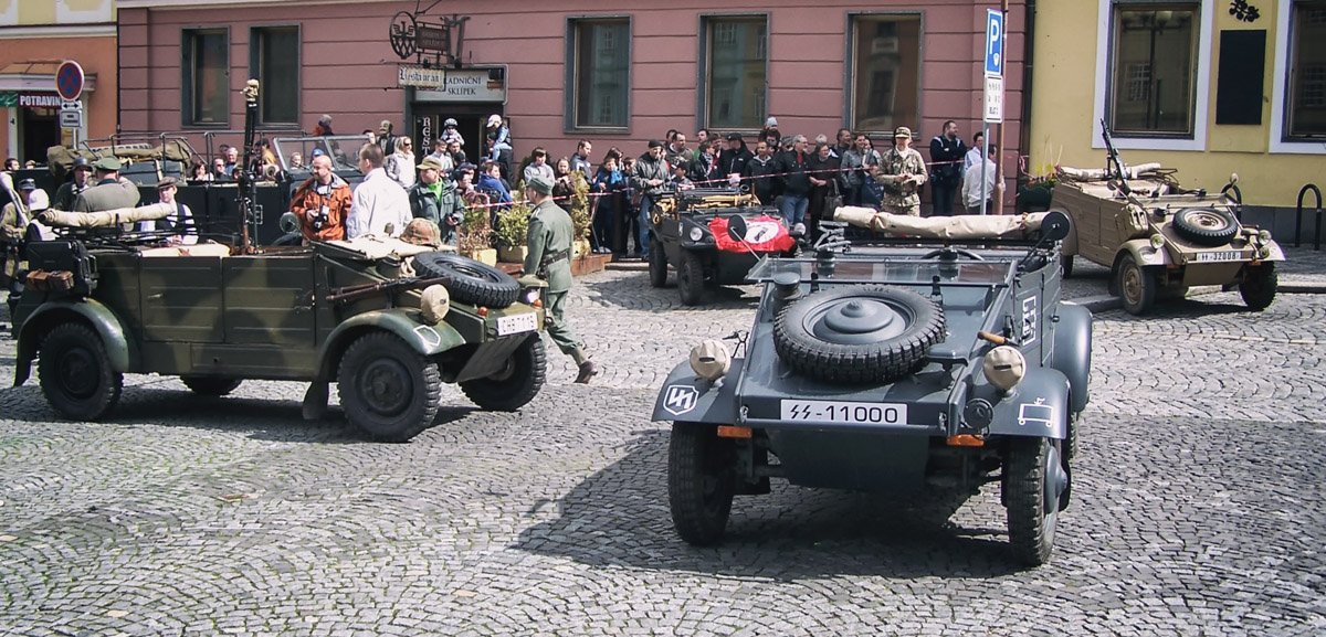 Vojenská technika představená na osvobození města Cheb
